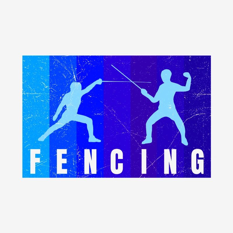 Fechten Duell Fechter Geschenkidee