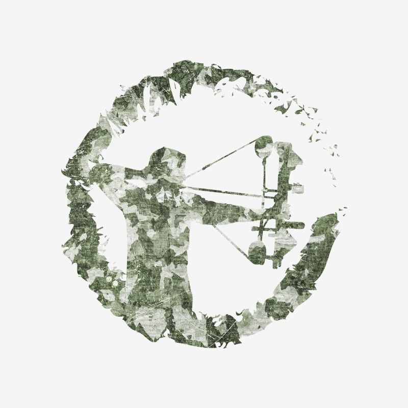 Double Exposure Compound Bow Hunter Camouflage