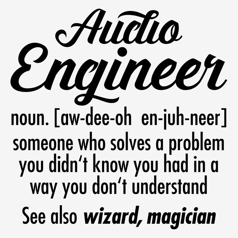 Audio Engineer - Definition