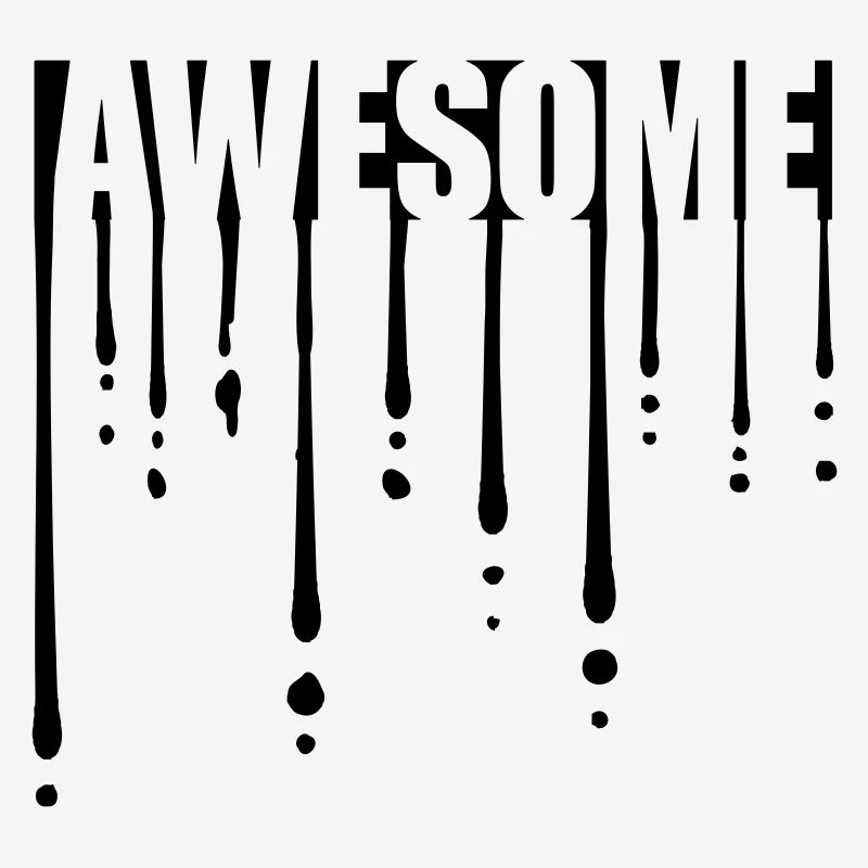 Laisse tomber des graffitis impressionnants