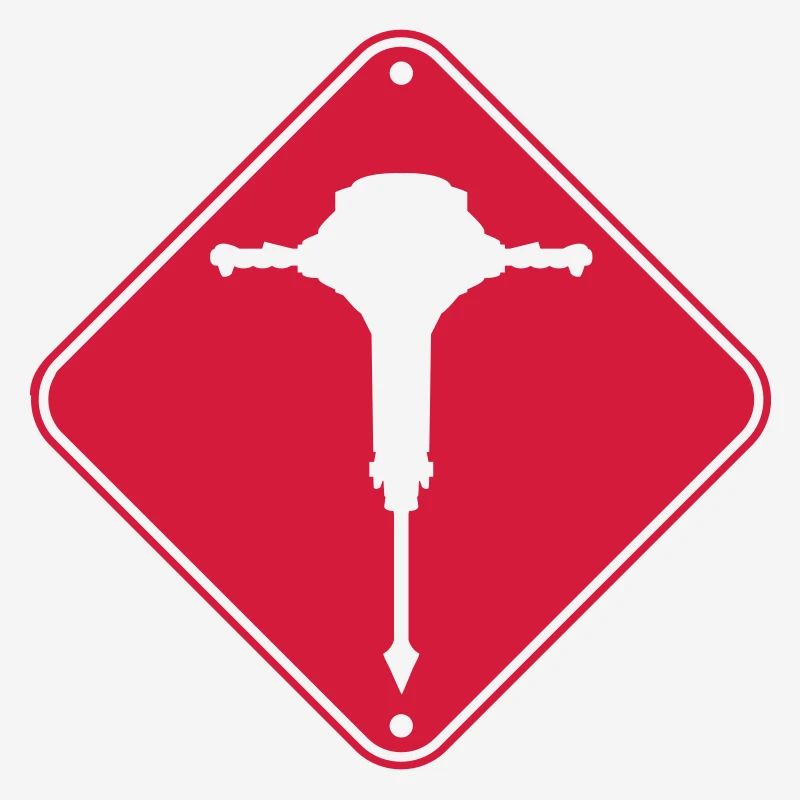 Caution Jackhammer Warning