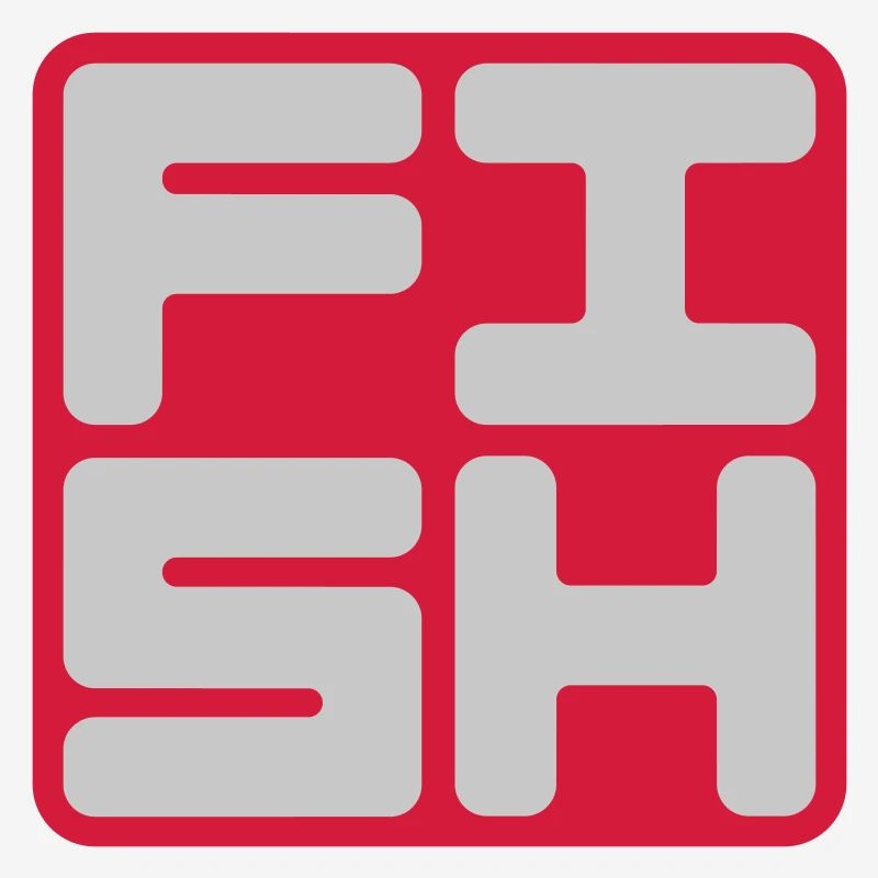 Text Logo Fish