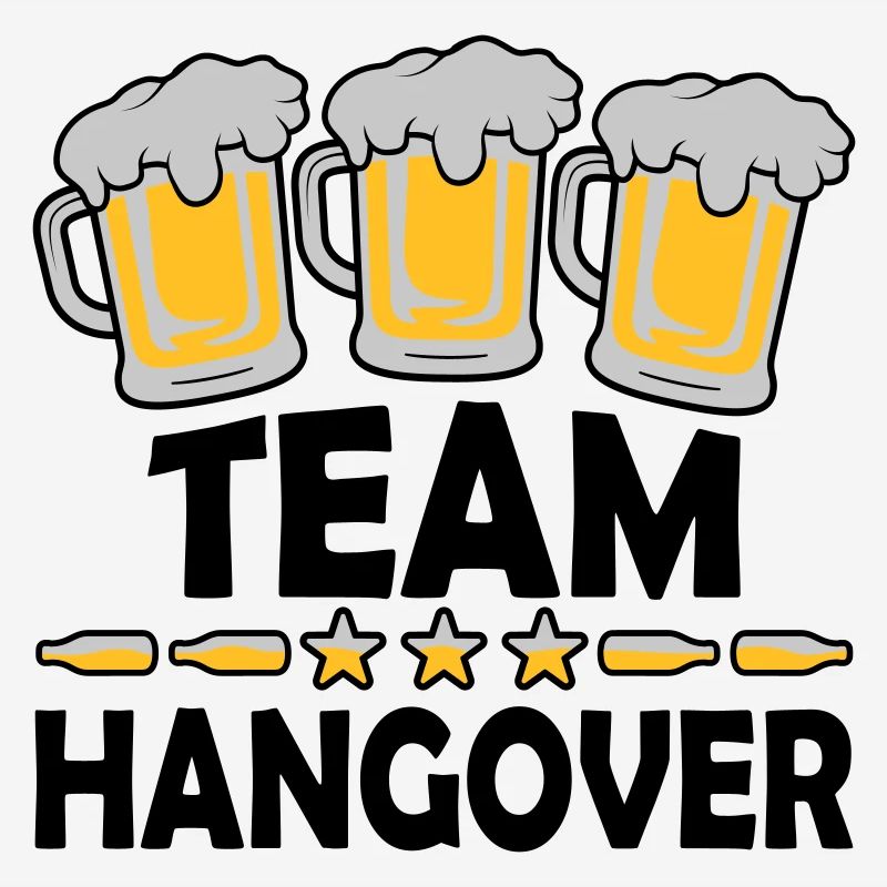 Alcool de gueule de bois de l’équipe