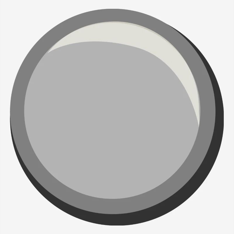 Silver Button Circle Sticker Template