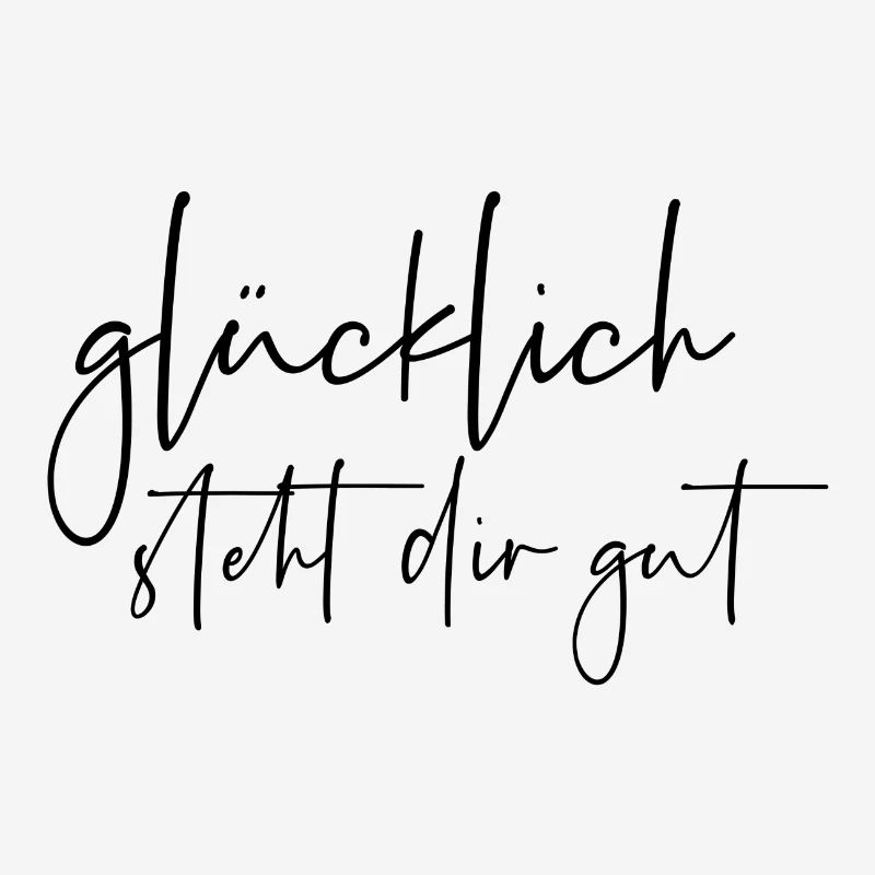 Glücklich steht dir gut