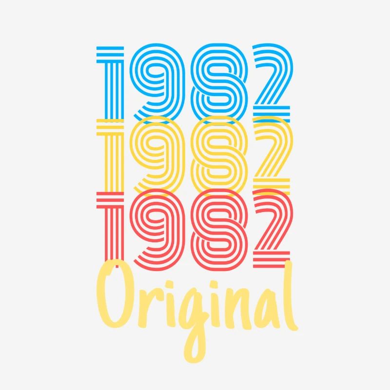 1982 Original / Geburtstag Geschenk
