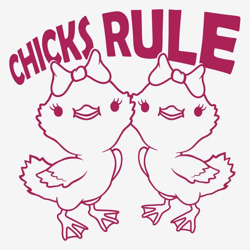 Girlfriends Team Chicks Rule