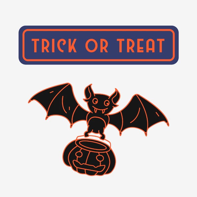 Süßes oder Saures einfaches Halloween