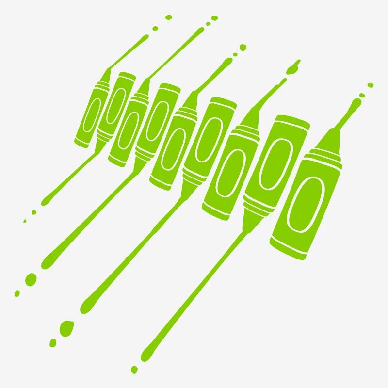 Wax crayons drop crayons cool