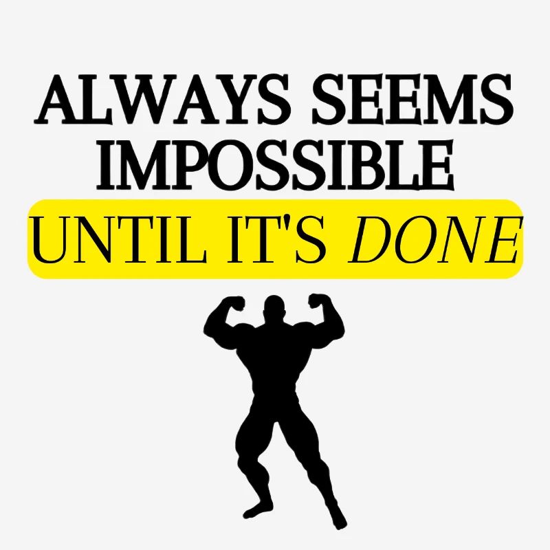 It seems impossible until you do it