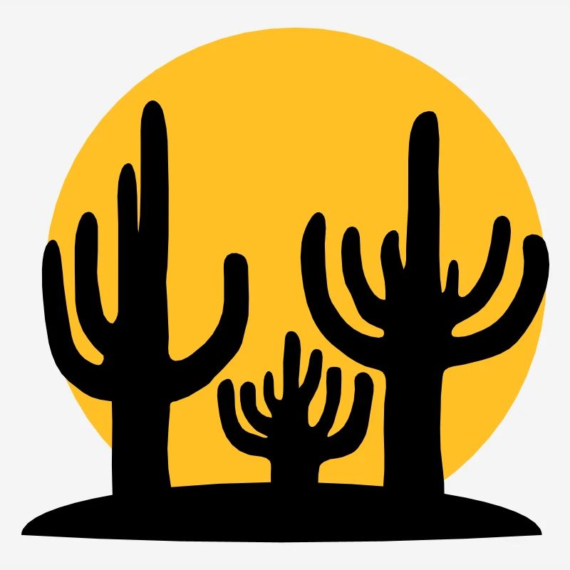Silhouette Sun 3 Cactus