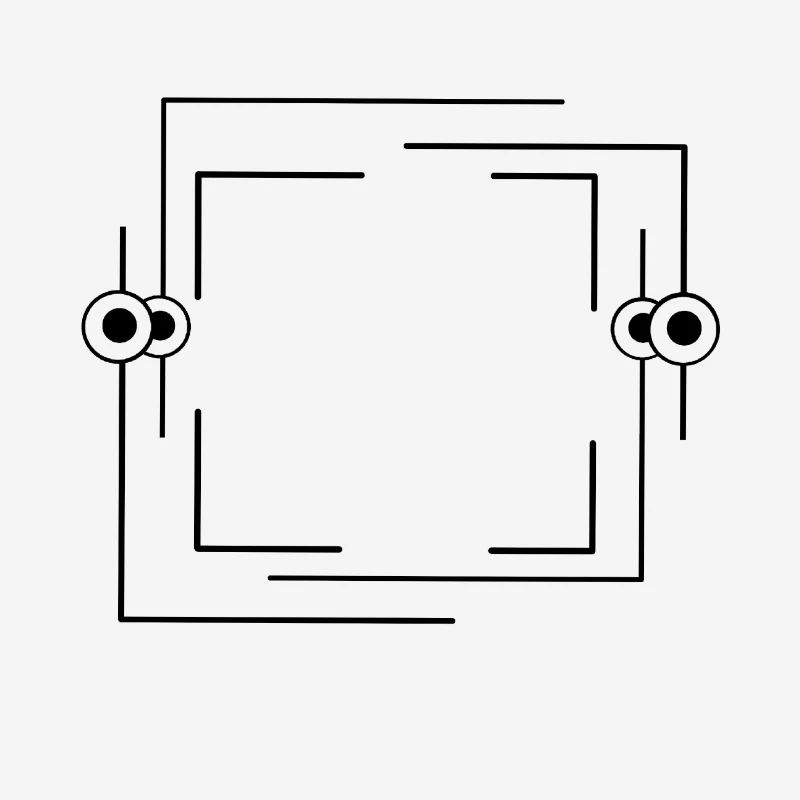 Black border Dash line Basic text