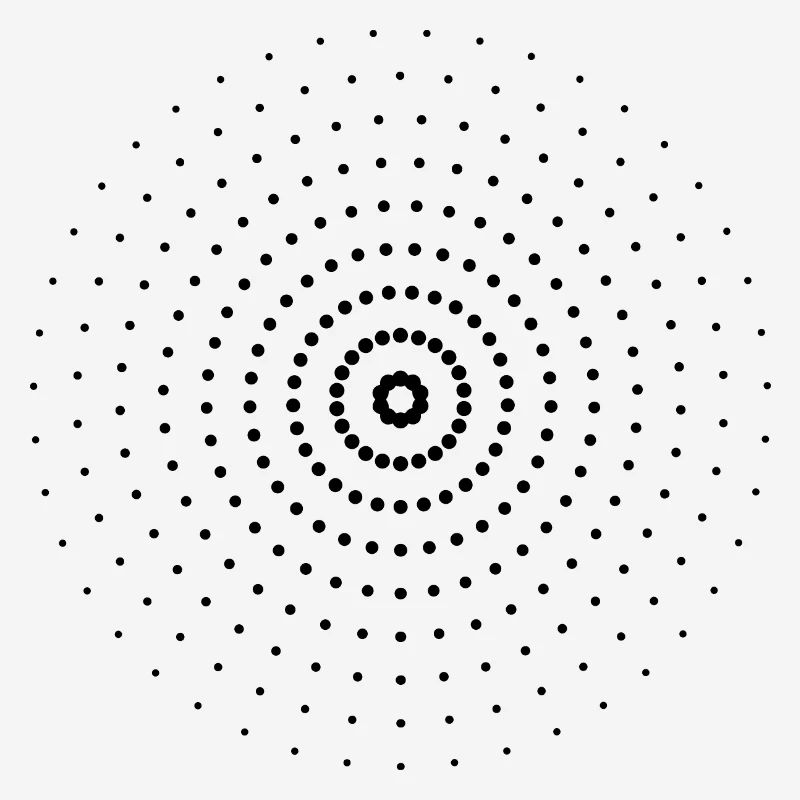 Blurry| Points | Black| gift idea