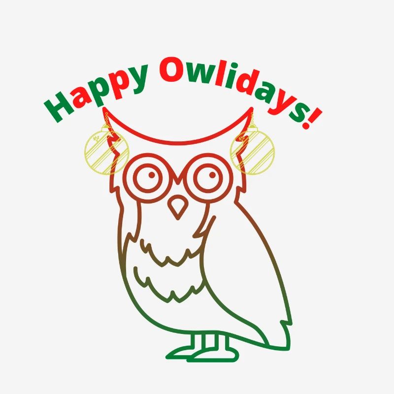 Pull de Noël | Happy Owlidays