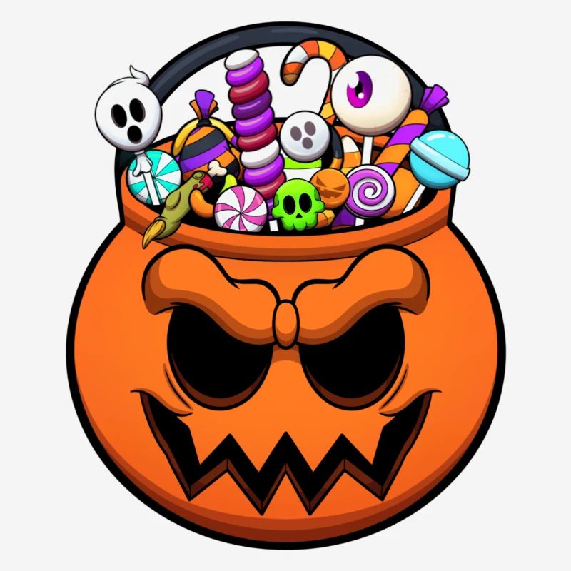 Halloween Trick oder Treat Süßigkeiten