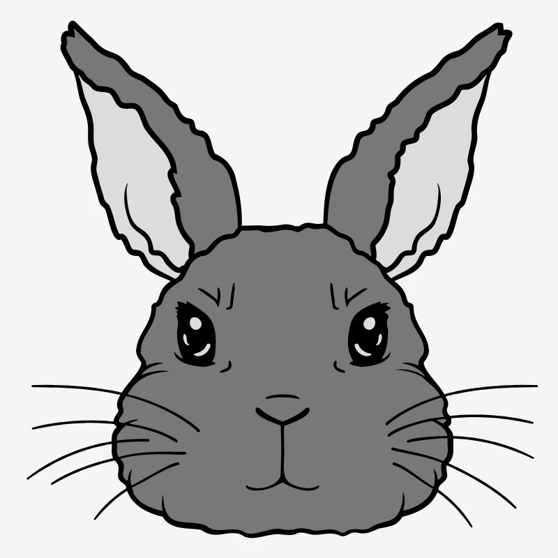 Mignon petit visage de lapin
