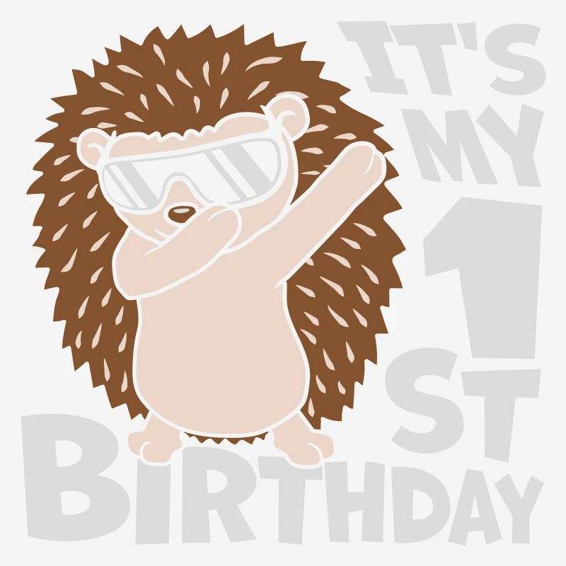dabbing Igel 1st birthday
