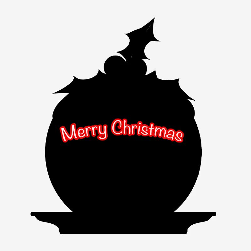 Pudding de Noël SIlhouette