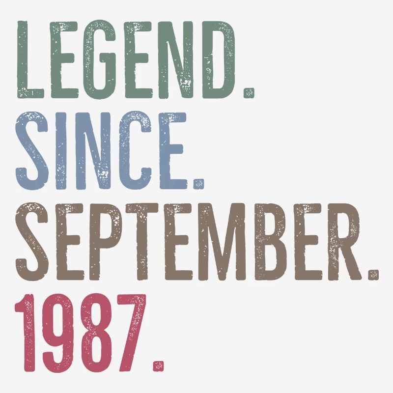 Legende seit September 1987