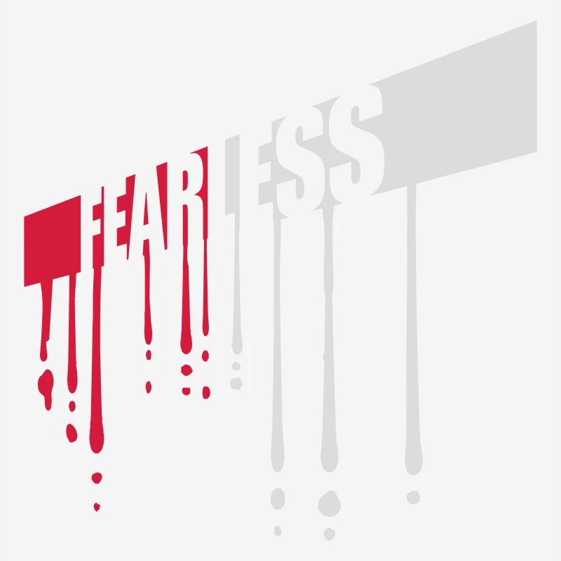 Conception de citation de texte intrépide