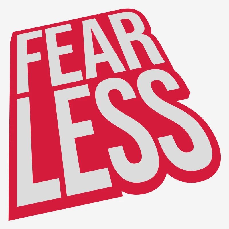 fearless Text Quote Design