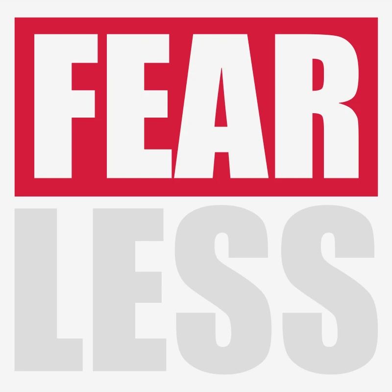 fearless Text Quote Design
