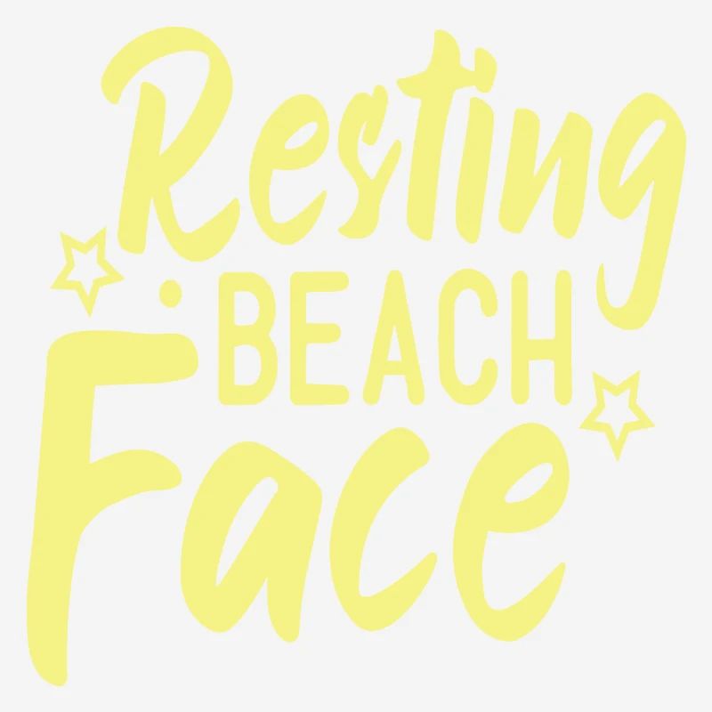 Resting Beach Face
