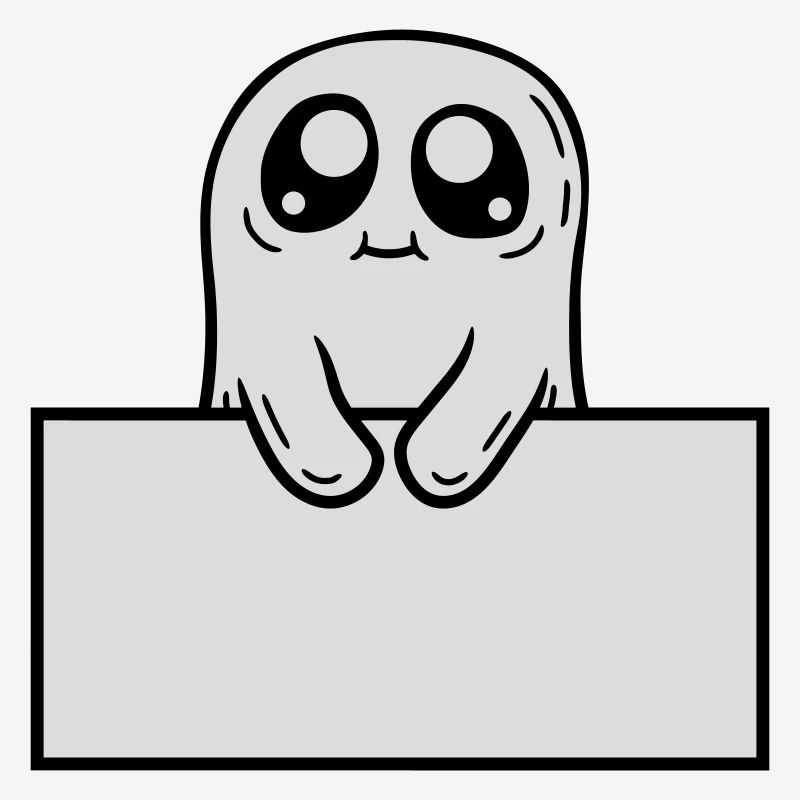 Ghost Shows Shield Cartoon