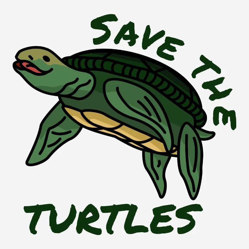 Save the turtles Help quote Environment Plastic