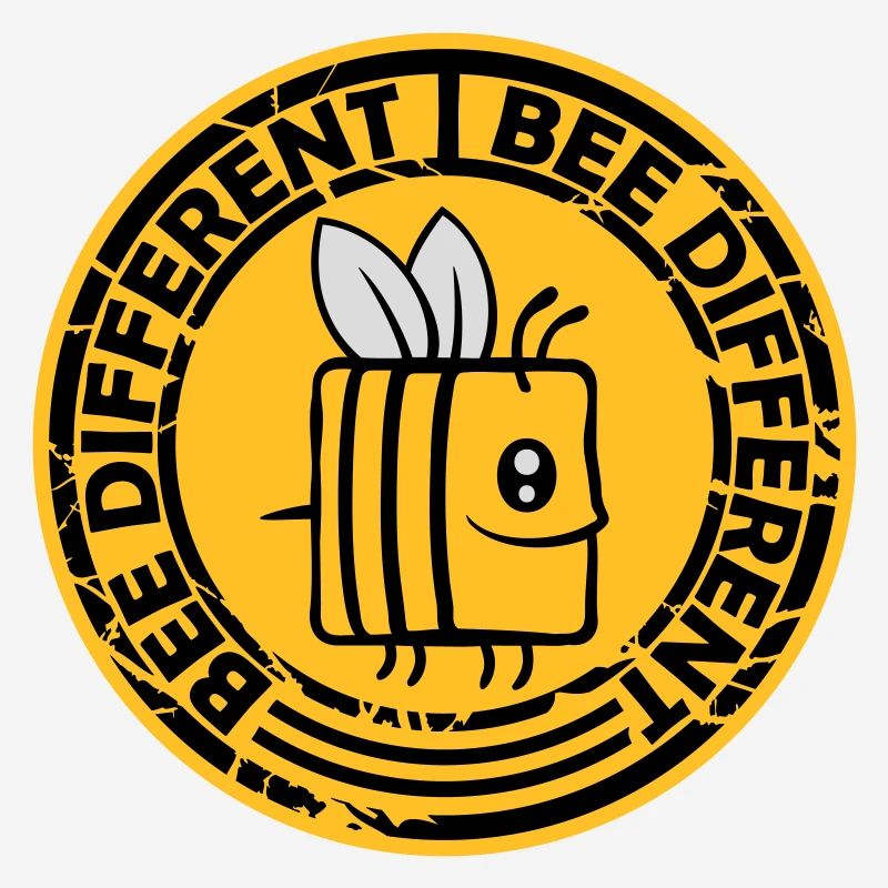 bee different Spruch Zitat