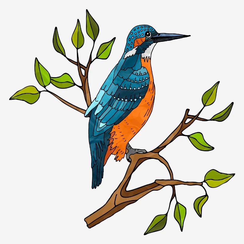 Bunter Vogel