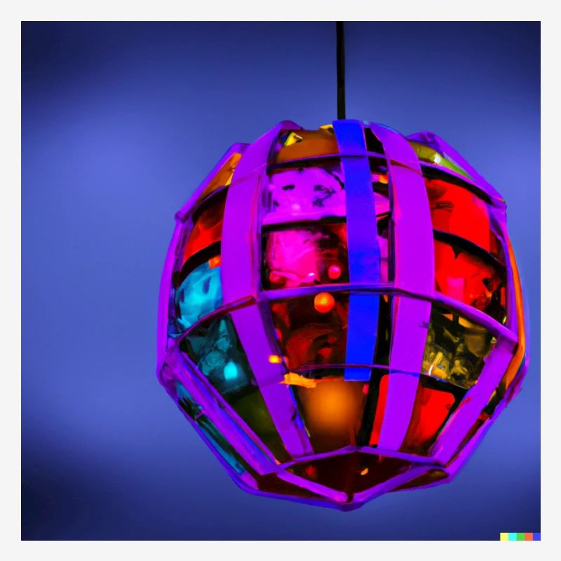 explodierende weihnachtskugel