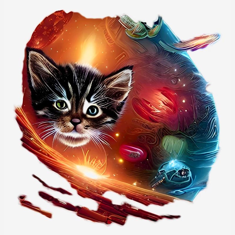 Chat dans l’espace