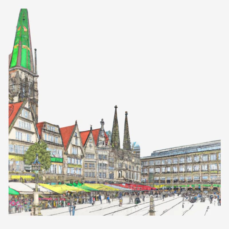 Dessin de marché