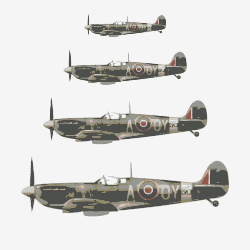 Spitfire Fighter Pilot - Retro Gift Pilot