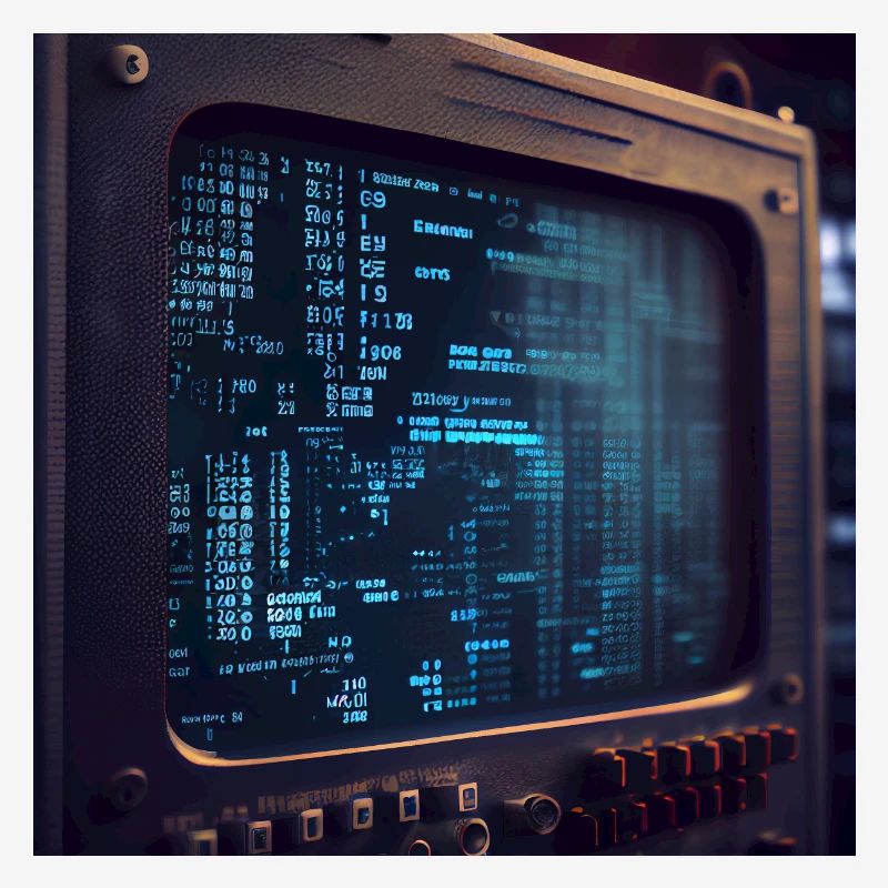 Code sur un écran de PC