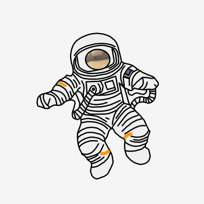 Astronaute dans l’espace