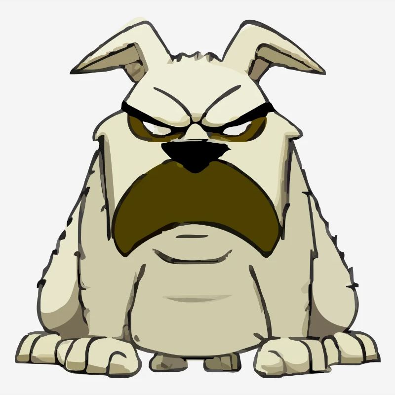 Xilo the grumpy dog