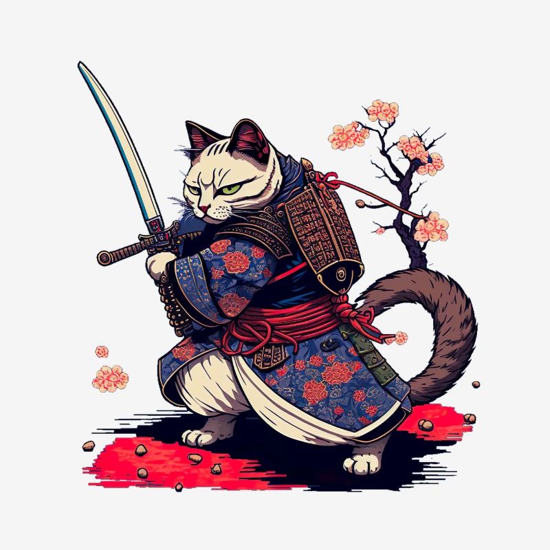 chat samouraï