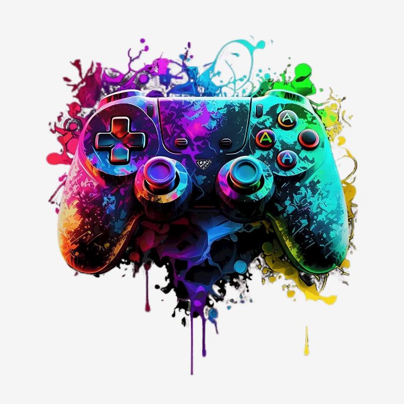 Neon Gaming Controller / Kontroller