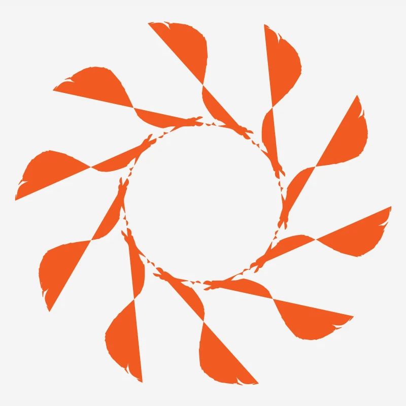 Windmill, Flower, Random Pattern, Vectorgraphic