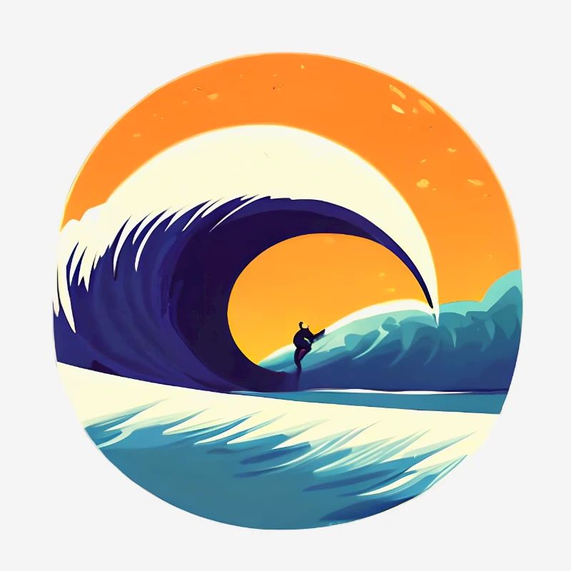 Surfer Surfer Planche de surf Surfer Surfing