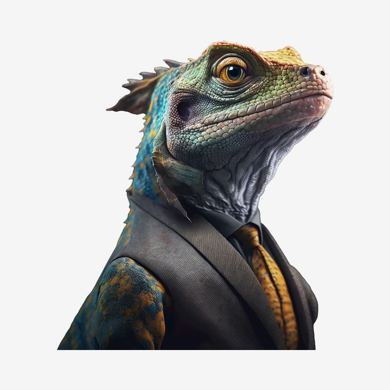 A fine lizard