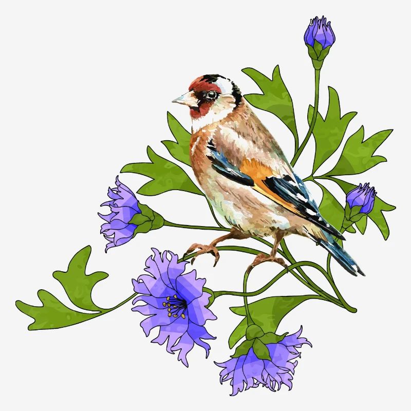 Oiseau coloré