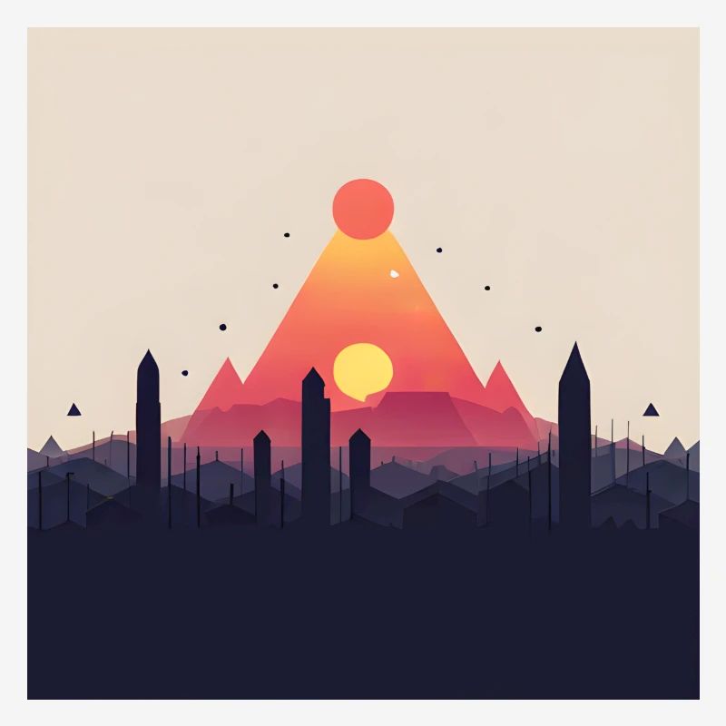 pyramide abstraite