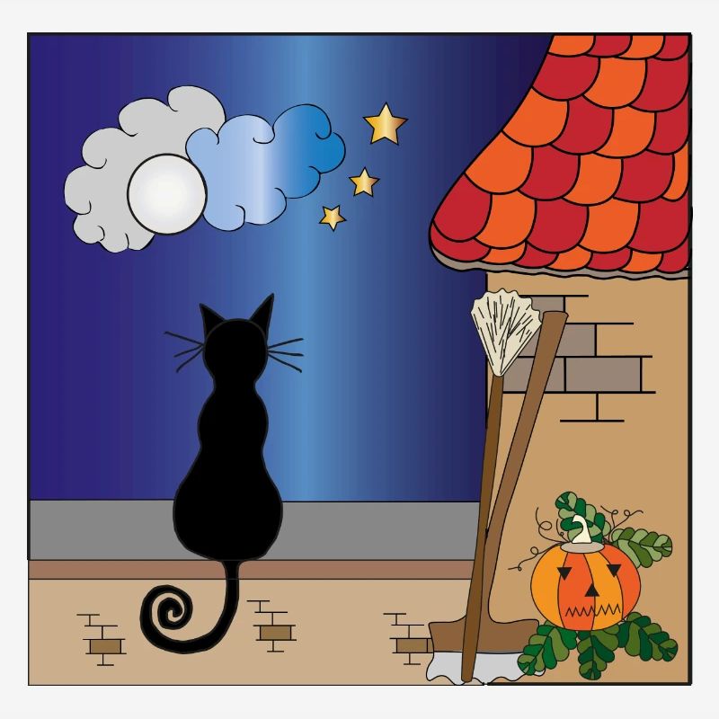 Couleur du chat sur le mur