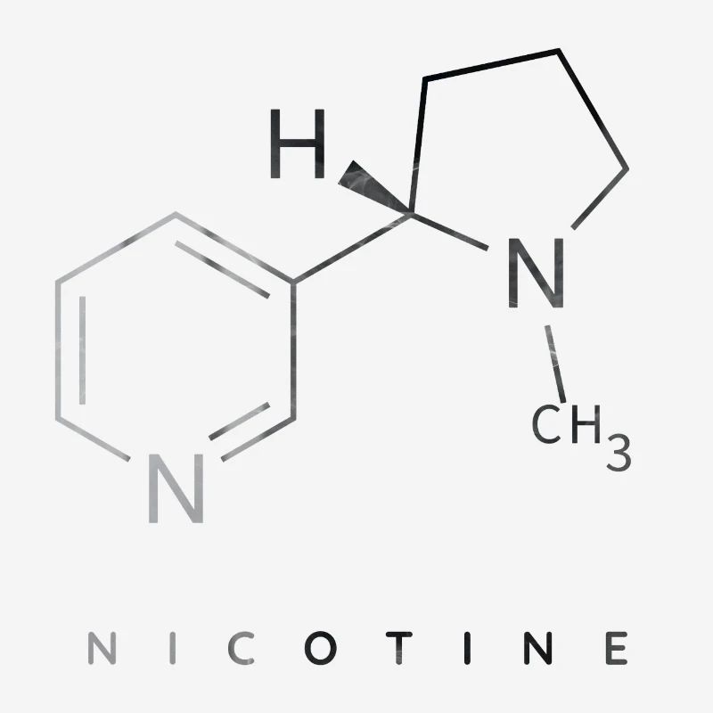 Molécule de nicotine