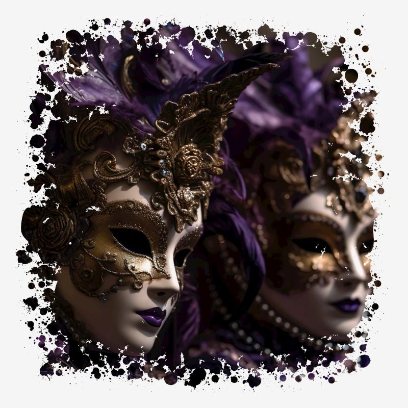 Il existe différents types de masques vénitiens