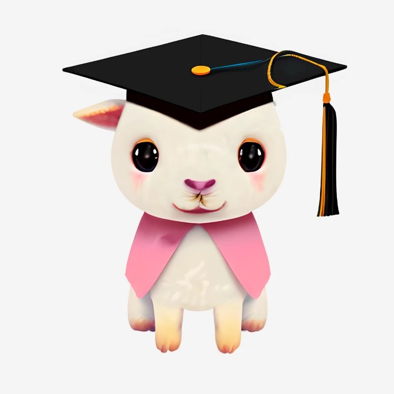 Bachelor Schulabschluss Alpaka Studium Absolvent