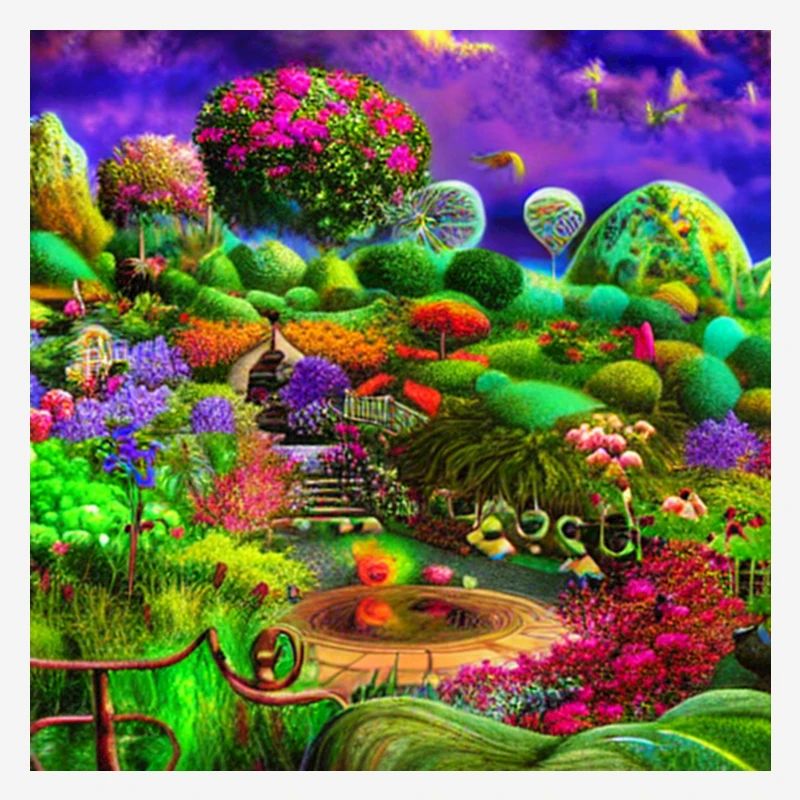 Surreal Garten